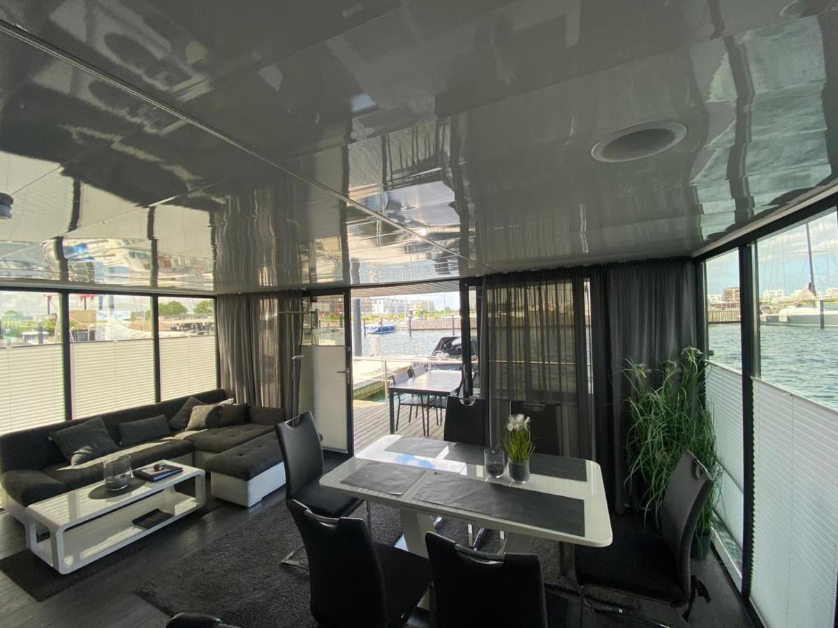 Hausboot Ferienhaus Captains Boat Kappeln Exterior foto
